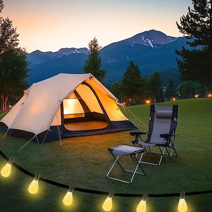 smareal LED Outdoor String Lights 120FT with 30+2 Shatterproof Bulb Design,Waterproof Commercial,Patio Lights for Garden,Porch,Deck Decor,Backyard,Balcony