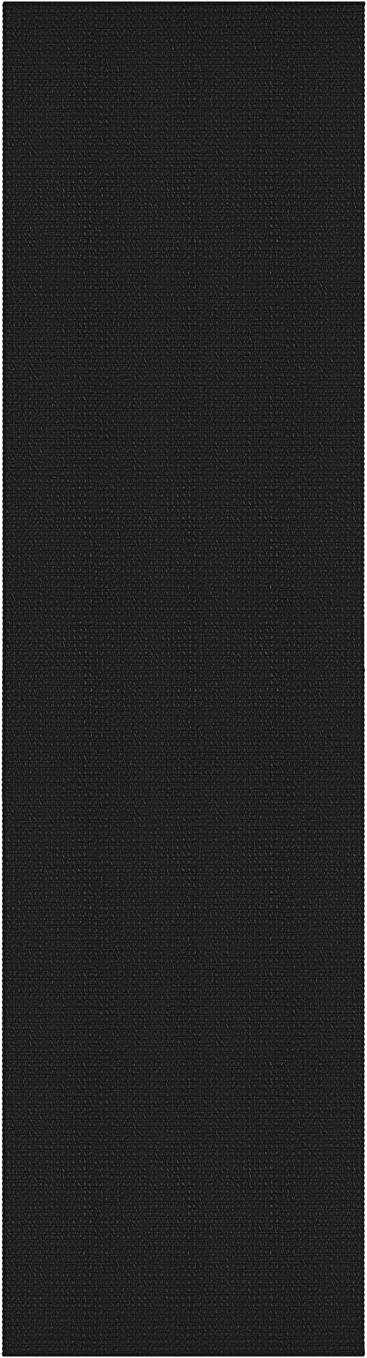Braided Runner Rug 2x10 Ft Washable Runners for Hallways Non Slip Rubber Backed Kitchen Runners Cotton Long Entryway Runner Indoor, Woven Carpet for Hall Kitchen Entryway, Black/Grey