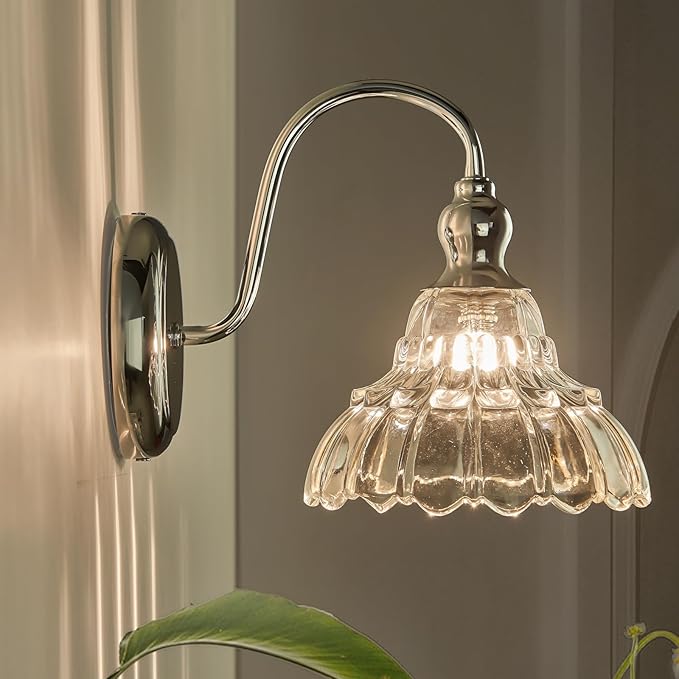 Chrome Wall Sconces Bathroom Vanity Light Light Fixtures Modern Vanity Lighting Fixtures Wall Light for Bedroom Dinning Room Bathroom