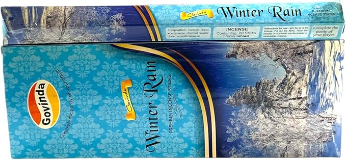 Govinda Winter Rain - 120 Masala Coated Incense Sticks