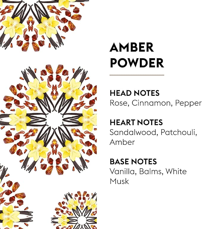 MAISON BERGER - Amber Powder - Lampe Berger Fragrance Refill for Home Fragrance Oil Diffuser - Air Freshener - 33.8 Fluid Ounces - 1 Liter