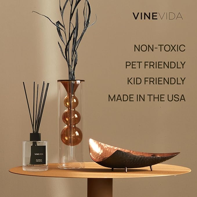 VINEVIDA Reed Diffuser for Home & Bathroom | Long-Lasting Scent Sticks Set | Oil Stick Diffuser | Bathroom Scent - Room Fragrance No. 1007 - Inspired by: Dream On & Westin Hotels