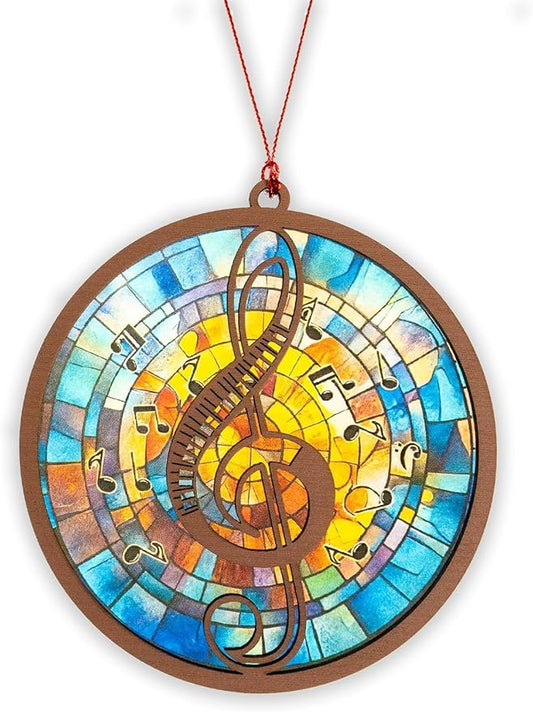 Christmas Ornaments 2025, Musical Note Ornament Decorations, Music Teacher Gifts for Men Women, Holiday Present Ideas Hanging Ornaments, Ornaments Gifts for Music Lovers Women Men Friends