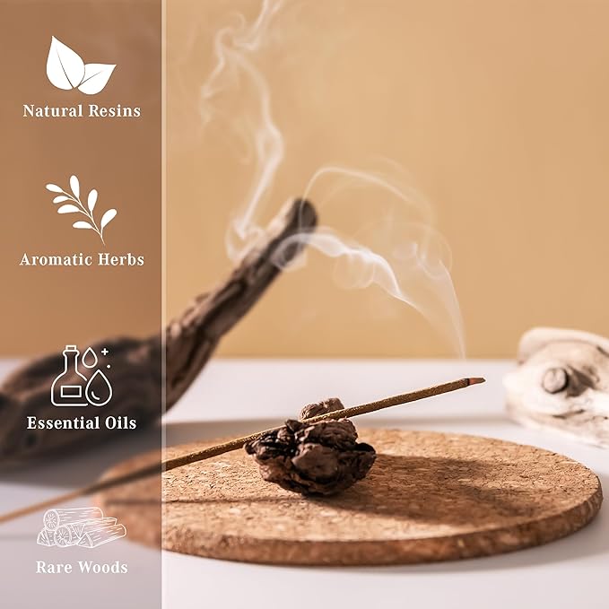 Incense Sticks, Himalayan Cedarwood Incense, Pack of 100 Stick, Hand Rolled Aromatic Masala Made with Natural Ingredients, 45-60 Min Burn Time, Best for Home Fragrance, Meditation, Yoga, Relaxation