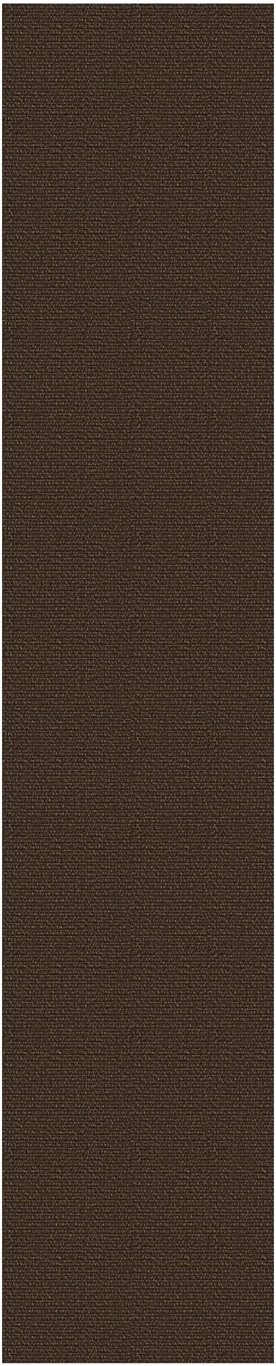 EARTHALL Runner Rug 3x20 Ft Washable Runners for Hallways Extra Long Woven Non Slip Entryway Runner Braided Kitchen Runner Indoor Outdoor Carpet Runners for Hotels, Officel, Stair, Brown/Coffee