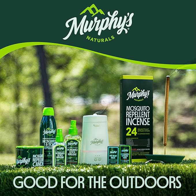 Murphy’s Naturals Stoneware Incense Stick Holder, Forest Green, 4.5” Ash Catcher for Outdoor Use, Durable & Stylish Design for Easy Clean-Up, 1-Pack