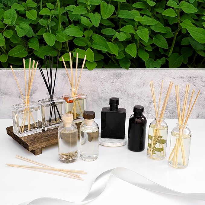 Urban Naturals Stress Relief Eucalyptus Spearmint Reed Diffuser Oil Refill | Fill Your own DIY Diffuser Bottle! Includes Replacement Reed Sticks, 4 oz (2 Pack)