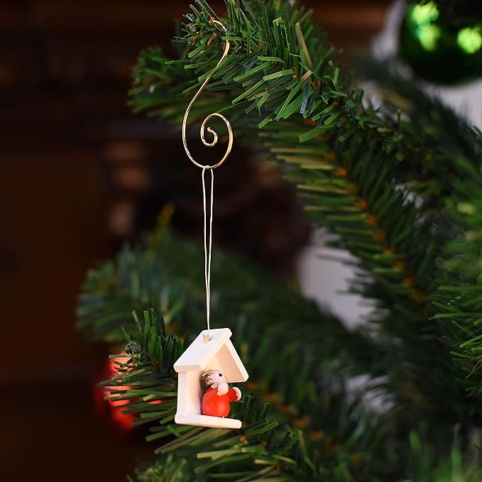 Christmas Ornaments Hooks - Great for Tree Decoration - 300 / Gold