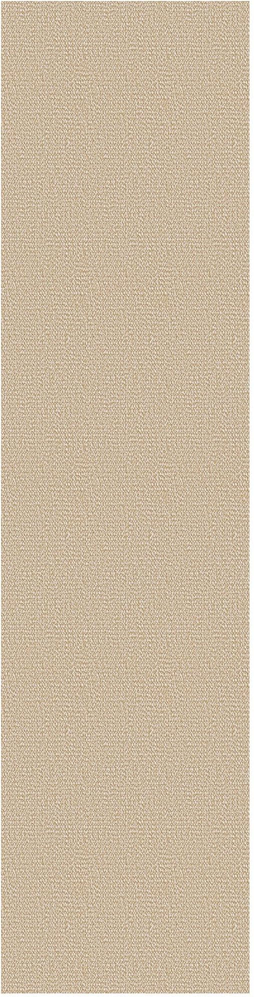 EARTHALL Extra Long Runner Rug 3x16 Ft Washable Runners for Hallways Cotton Non Slip Entryway Runner Braided Kitchen Runner Indoor Outdoor Carpet Runners for Hotels, Hall, Stair, Golden Beige/White