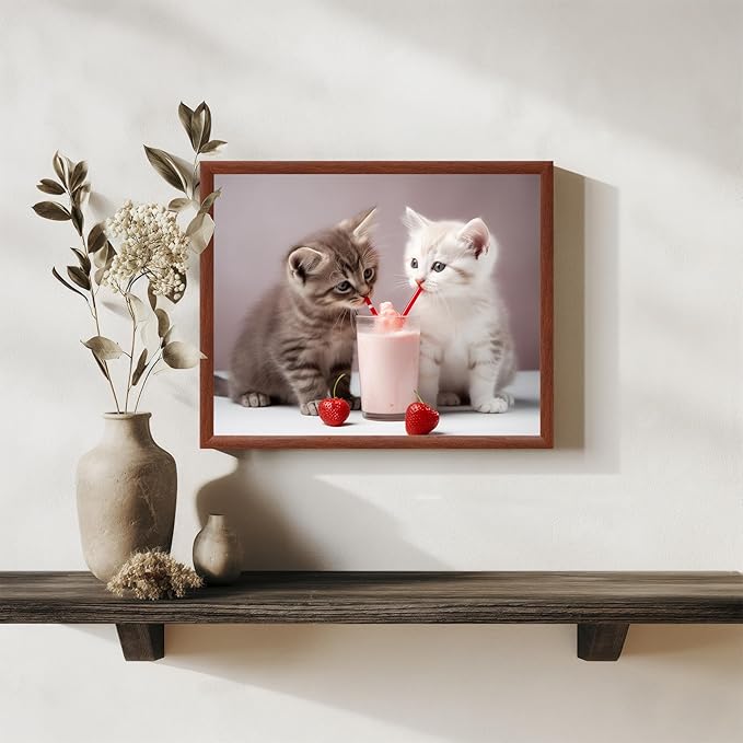 Art Shoppe Framed Print Wall Art, Vintage Wall Décor for Living Room, Bedroom, Office, High-Resolution Image on Premium Art Paper, 3/4" Frame with Plexiglass Front, Ready to Hang, 17"x21"