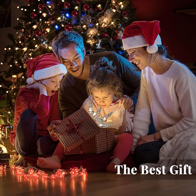Lewondr Christmas Tree Topper, Plug in 3D Starburst Xmas Lighted Star Tree Topper, Remote Control & Timer Light Up Vintage Moravian Tree Topper for Christmas Decoraiton, Warm Light, Silver