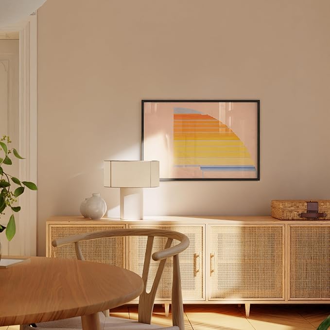 HAUS AND HUES Winold Reiss Art Print with Black Oak Frame 24x36