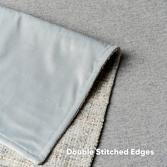 FUTEI Grey Decorative Throw Pillow Covers 22x22 Inch Set of 2,Soft Chenille Tweed Textured Cushion Case,Modern Home Decor for Couch Bed Living Room