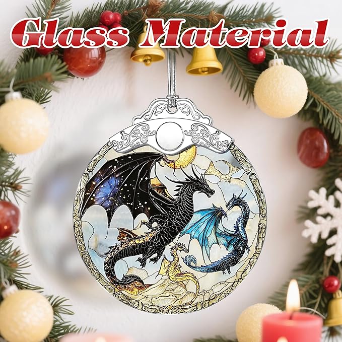 Dragon Christmas Decorations, Christmas Ornaments for Tree, Holiday Ornaments, Gift for Dragon, Holiday Presents, Gift Ideas & Xmas Gifts