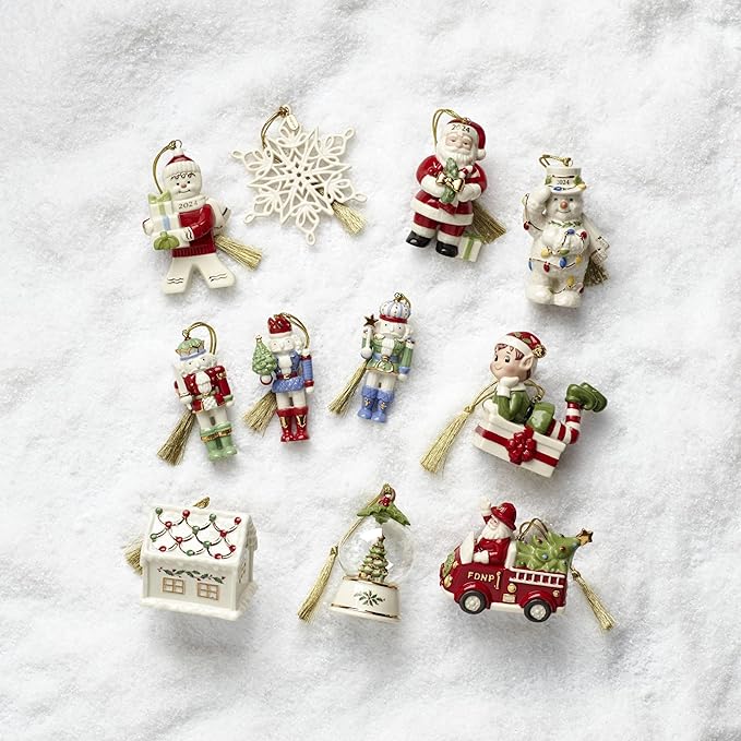 Lenox 896453 Santa in Fire Truck Ornament, Christmas