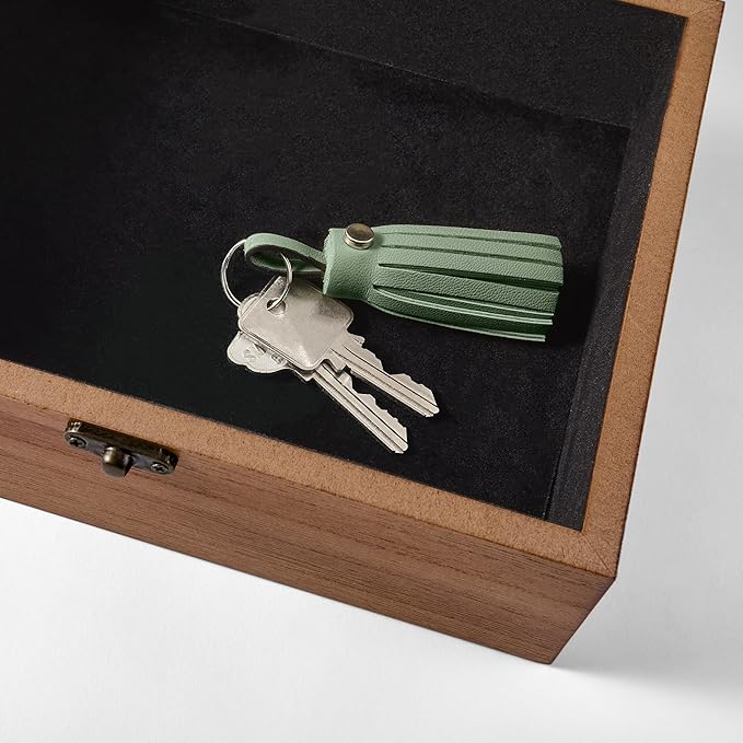 Let's Make Memories Personalized Wooden Keepsake Box With Hinged Lid - Wood Memento Box - Decorative Storage - Home Decor - For Couples, Wedding, Newlyweds - Laser Engraved - Couple's Heart