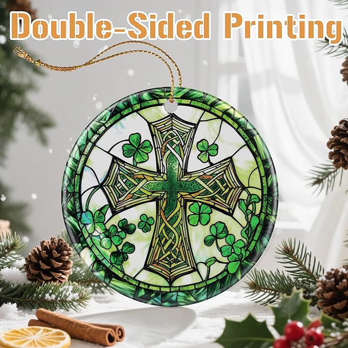 Religious Christmas Tree Decorations, Christmas Ornaments, Keepsake Ornaments, Holiday Decor, Cross Gifts, Christian Gift, Religious Gift, Holiday or Xmas Gifts