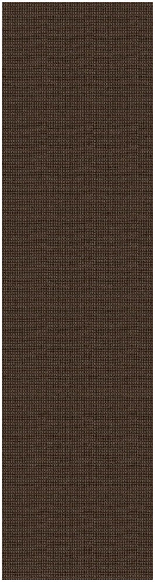 EARTHALL Woven Runner Rug 3x10 Ft Washable Runners for Hallways Long Non Slip Rubber Backed Kitchen Runner Braided Indoor Floor Carpet Runners for Entryway, Hallway, Kitchen, Brown