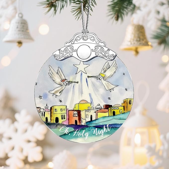 Bethlehem Christmas Ornaments: Oh Holy Night Ornament, Christmas Tree Decorations, Religious Holiday Decor, Stocking Stuffers, Gift Ideas, Xmas Gift, Christian Gifts & Religion Gifts