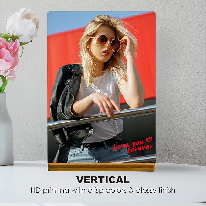 Custom Style Custom Metal Photo Prints,Customize Your own Picture Frame,Personalized Metal Picture Gift for Family and Lovers