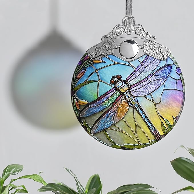 Dragonfly Christmas Ornaments - Home Decor and Tree Decorations - Gifts for Dragonfly Lovers