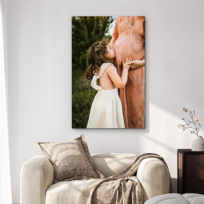 wall26 Personalized Photo to Canvas Print Wall Art - Custom Your Photo On Canvas Wall Art - Digitally Printed (12" x 16")