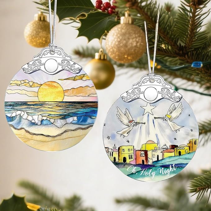 Bethlehem Christmas Ornaments: Oh Holy Night Ornament, Christmas Tree Decorations, Religious Holiday Decor, Stocking Stuffers, Gift Ideas, Xmas Gift, Christian Gifts & Religion Gifts