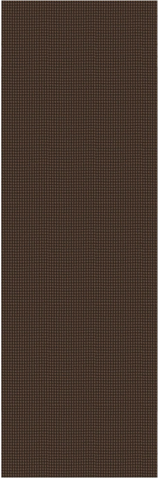 Braided Runner Rug 2.6x8 Ft Washable Runners for Hallways Non Slip Rubber Backed Kitchen Runners Cotton Entryway Runner Indoor, Woven Floor Carpet for Hall Kitchen Bedroom, Brown