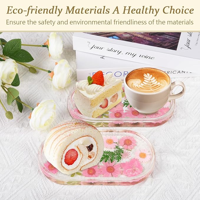 Jewelry Ring Trinket Dish ：Gift for Bride Wedding Engagement Mother Best Friend (1, transparent)