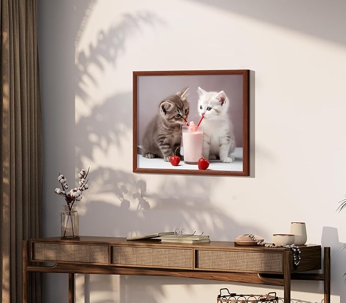 Art Shoppe Framed Print Wall Art, Vintage Wall Décor for Living Room, Bedroom, Office, High-Resolution Image on Premium Art Paper, 3/4" Frame with Plexiglass Front, Ready to Hang, 17"x21"
