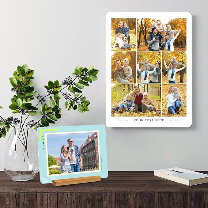 Custom Style Custom Metal Photo Prints,Customize Your own Picture Frame,Personalized Metal Picture Gift for Family and Lovers
