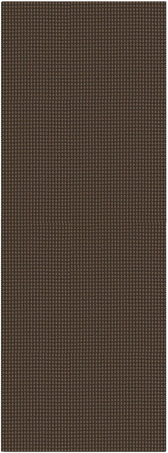 EARTHALL Woven Runner Rug 2x5 Ft Washable Runners for Hallways Cotton Non Slip Rubber Backed Kitchen Runner Braided Indoor Floor Carpet for Entryway, Hallway, Kitchen, Bedroom, Brown
