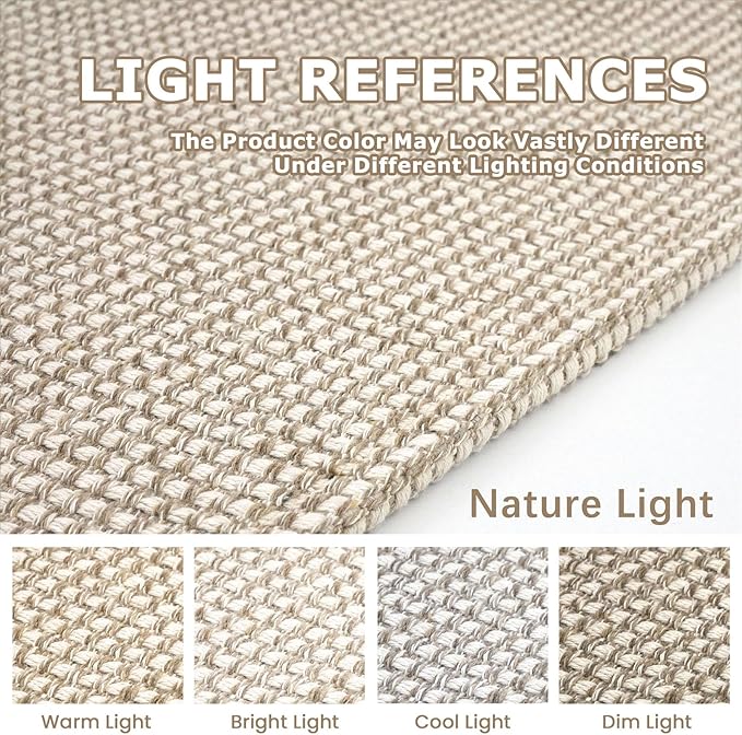 KOZYFLY Runners for Hallways 2x8 ft Washable Kitchen Runner Non Slip Rubber Backed Hall Runners Cotton Entryway Runner Rugs Floor Carpet for Indoor Backdoor Bedroom Kitchen, Ivory/Khaki