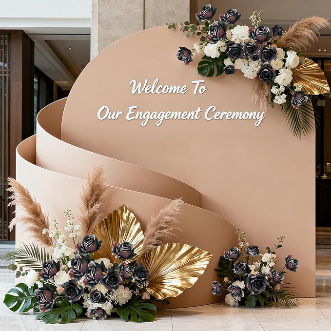 Artificial Flowers 20PCS Artificial Roses 23.2In Fake Roses Long Stem Artificial Flowers for Tall Vase Silk Rose Autumn Suitable for Indoor Decoration Wedding Party Decor DIY Bouquet,Dark Blue