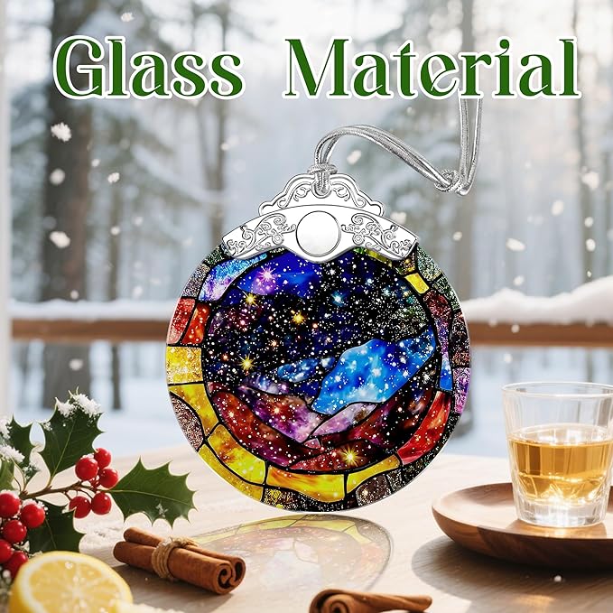 Christmas Ornaments: Christmas Tree Ornaments, Space Milky Way Holiday Decor, Stocking Stuffers, Gift Ideas, Xmas Gifts, Gifts for Space Lovers, Astronomy Lovers, Sci-Fi Fans
