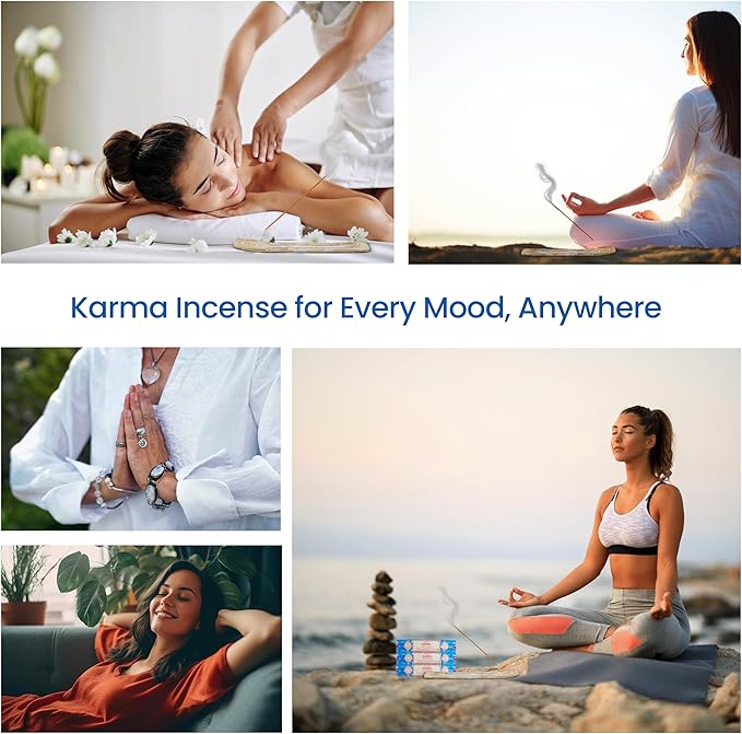 Satya Karma Incense Sticks, Satya Bng (Bangalore) Insenses 15gmx3 Pack with Raajsee Incense Holder Bundle, Satya Nagchampa Natural Incense
