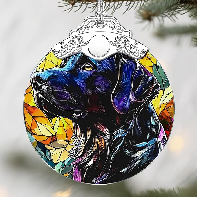 Black Labrador Retriever Christmas Ornaments: Christmas Tree Ornaments, Holiday Decor for Dog Lover, Stocking Stuffers, Gift Ideas, Xmas Gift & Dog Lover Gifts, Pet Lover Gifts