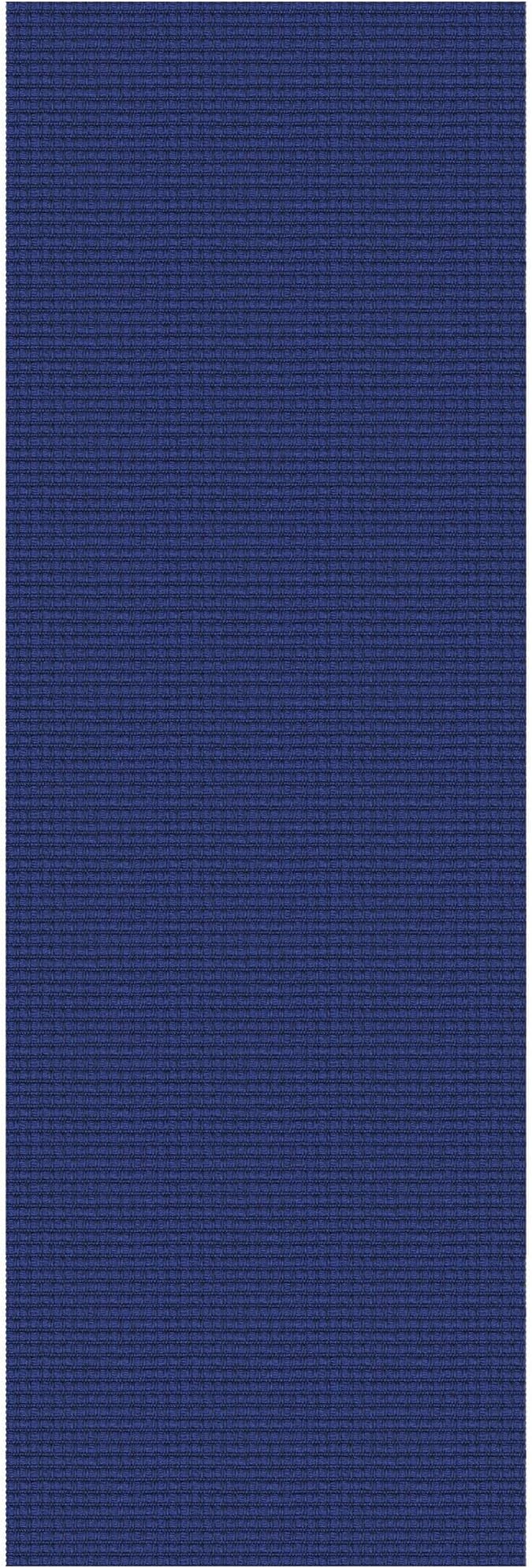 Braided Runner Rug 2x6 Ft Washable Runners for Hallways Kitchen Runner Rug Rubber Backed Cotton Entryway Runner Indoor, Woven Floor Carpet for Hall Kitchen Bedroom, Royal Blue/Navy