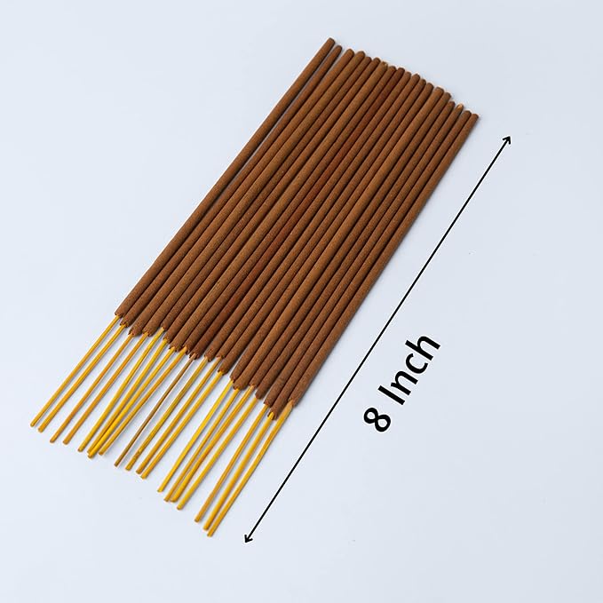 Folkulture Incense Sticks (75 Sticks) |8" Premium Palo Santo & Cedar Incense Sticks for Deep Sleep, Aromatherapy, Relaxation Gifts|No Charcoal,Organic,Non Toxic, 45 Mins, Long Burning Insence-Sticks