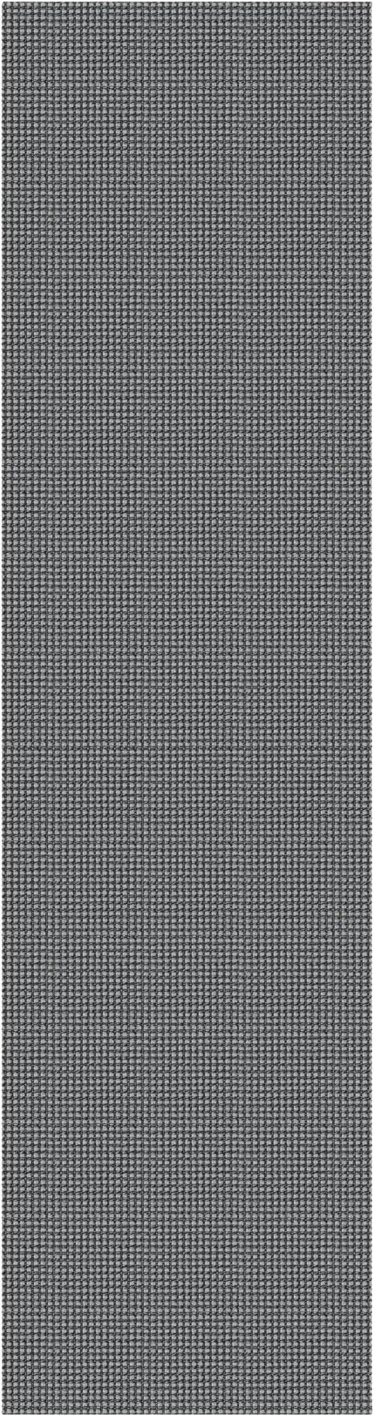 EARTHALL Runner Rug 3x20 Ft Washable Runners for Hallways Extra Long Woven Non Slip Entryway Runner Braided Kitchen Runner Indoor Outdoor Carpet Runners for Hotels, Officel, Stair, Dark Gray