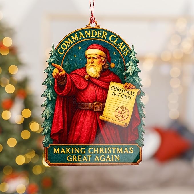 Funny Christmas Santa Ornaments 2025 - Santa Ornaments for Christmas Tree - Christmas Ornaments - Nostalgic Christmas Decorations - Old World Christmas Ornaments - Christmass Ornament