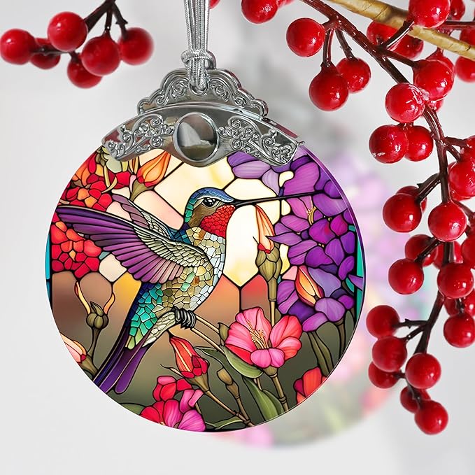 Hummingbird Christmas Ornament - Xmas Tree Decor