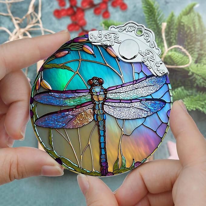 Dragonfly Christmas Ornaments - Home Decor and Tree Decorations - Gifts for Dragonfly Lovers