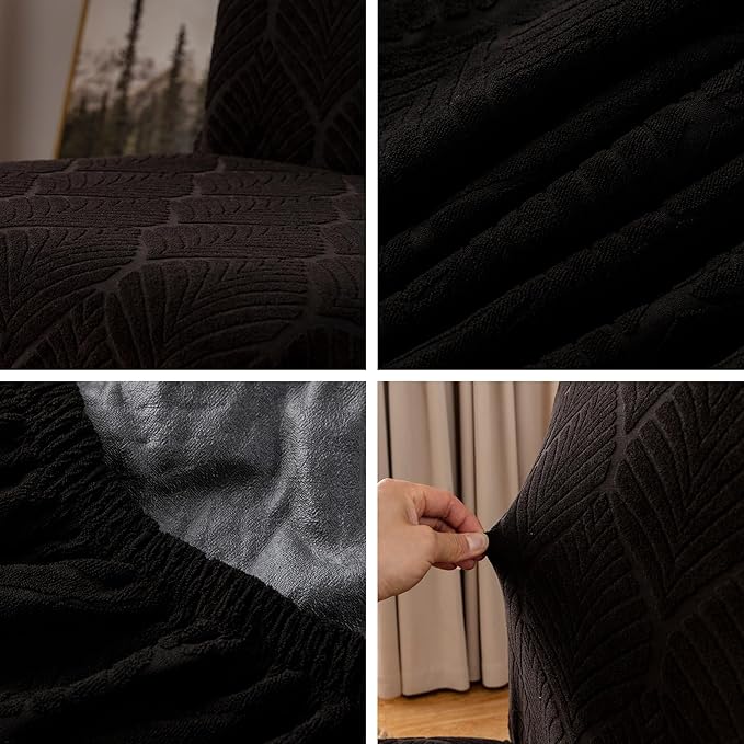 Waterproof Dining Chair Covers, Chair Covers for Dining Room, Stretch Parsons Chair Slipcover, Removable, Washable for Dining Room Kitchen Chair Protector Cover