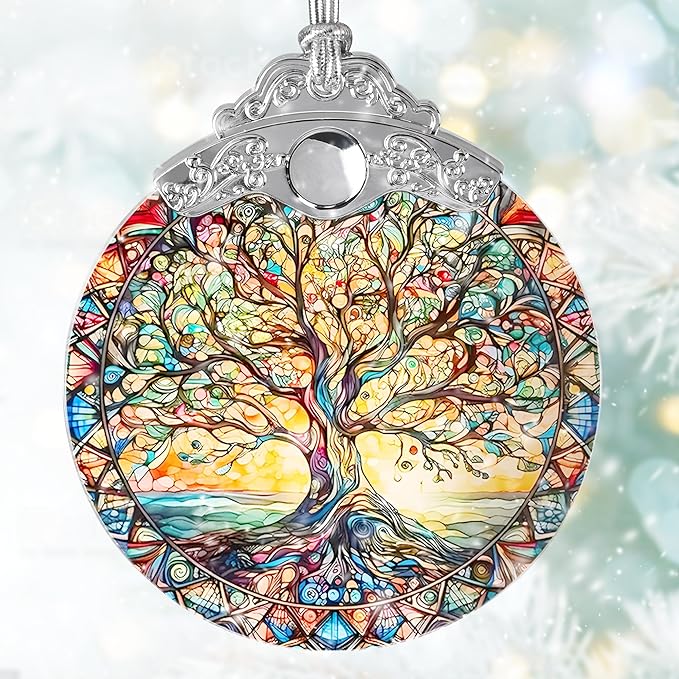 Tree of Life Suncatcher, Christmas & Holiday Ornaments, Tree of Life Decor
