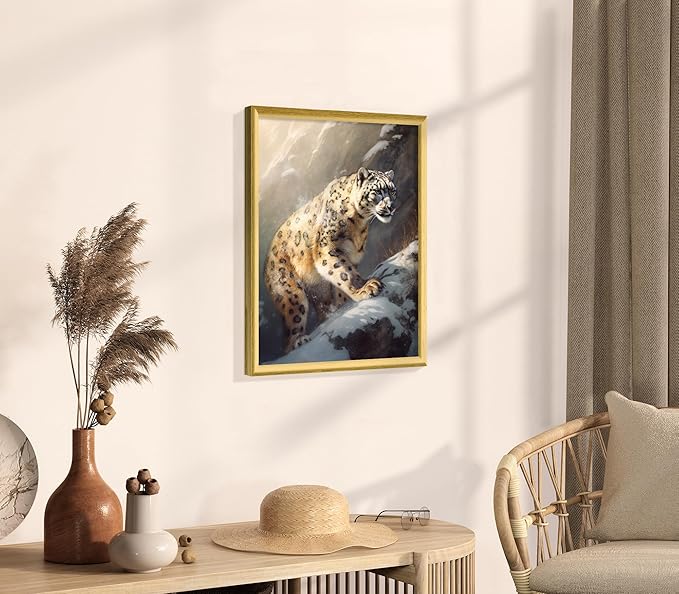 Art Shoppe Framed Print Wall Art, Vintage Wall Décor for Living Room, Bedroom, Office, High-Resolution Image on Premium Art Paper, 3/4" Frame with Plexiglass Front, Ready to Hang, 17"x21"