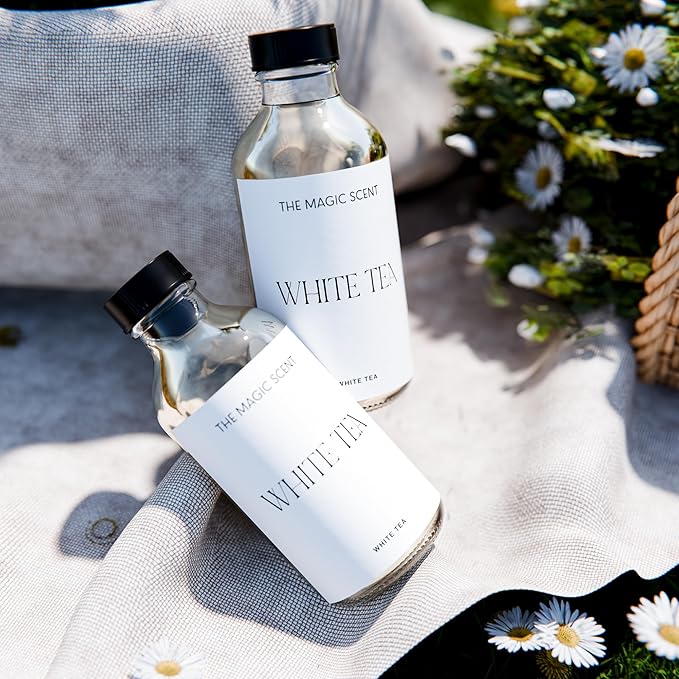 The Magic Scent White Tea Diffuser Oil - Hotel & Home Luxury Scents - Diffuser Oil Scents for Home Designed for Use in All Diffusers - 4 fl oz, 120 mL