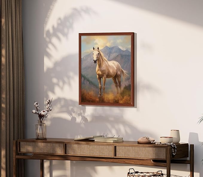 Art Shoppe Framed Print Wall Art, Vintage Wall Décor for Living Room, Bedroom, Office, High-Resolution Image on Premium Art Paper, 3/4" Frame with Plexiglass Front, Ready to Hang, 17"x21"