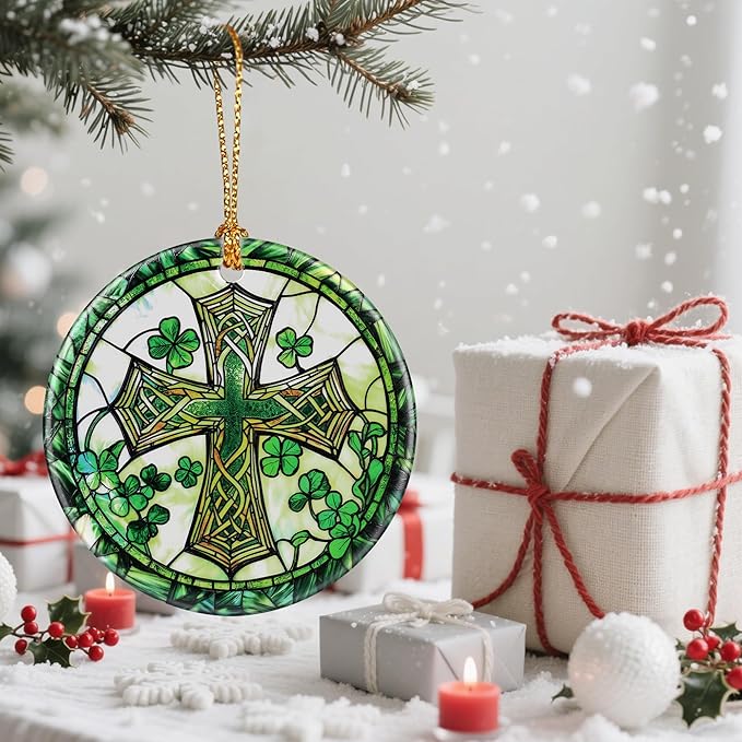 Religious Christmas Tree Decorations, Christmas Ornaments, Keepsake Ornaments, Holiday Decor, Cross Gifts, Christian Gift, Religious Gift, Holiday or Xmas Gifts