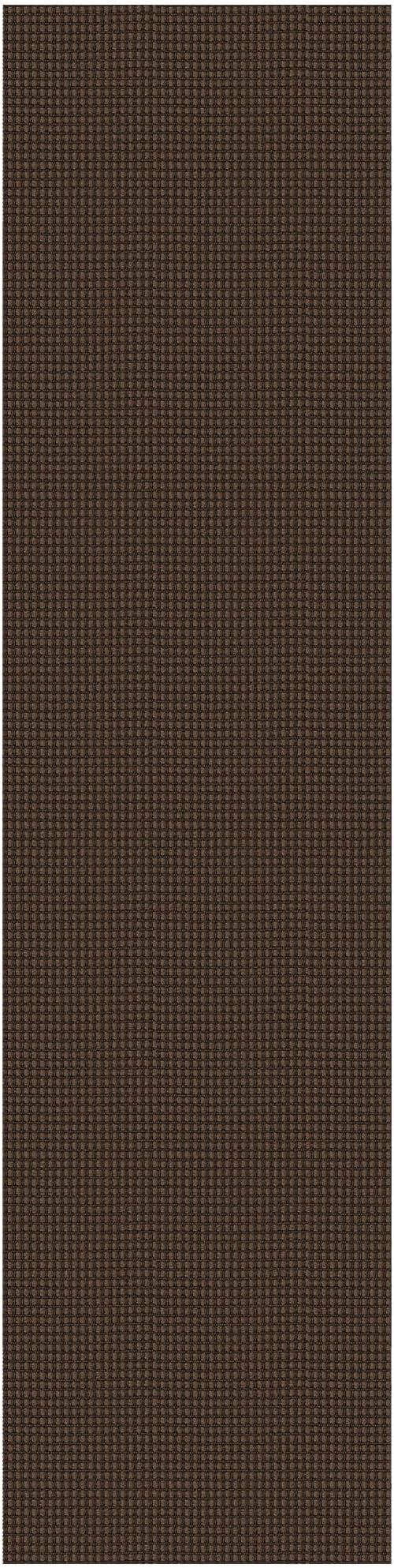 Braided Runner Rug 2x8 Ft Washable Runners for Hallways Non Slip Rubber Backed Kitchen Runners Cotton Entryway Runner Indoor, Woven Floor Carpet for Hall Kitchen Bedroom, Brown